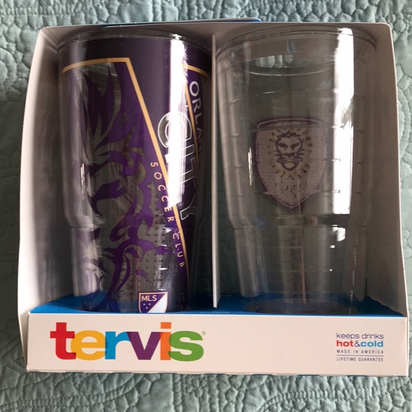 Orlando City Soccer Tervis set - Picture 2 of 3